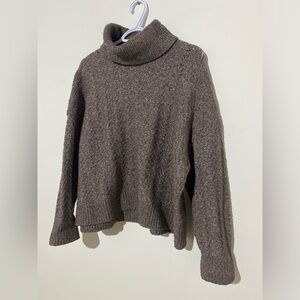 Old Navy Soft Brown Turtleneck Sweater